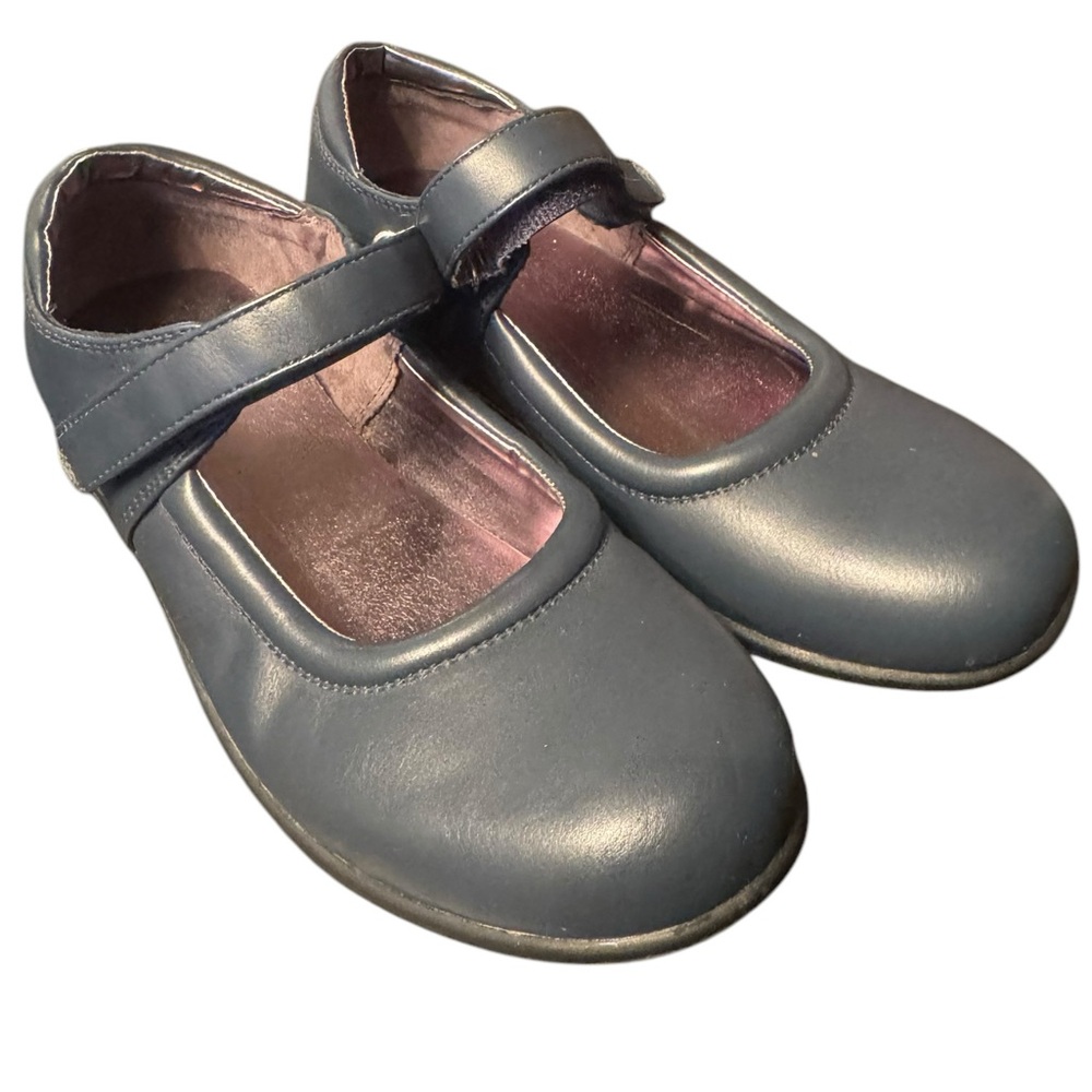 Kenneth Cole Reaction Navy Blue Kids Mary Jane Shoes size 4